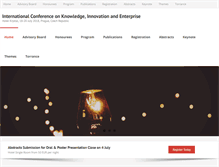 Tablet Screenshot of kiecon.org